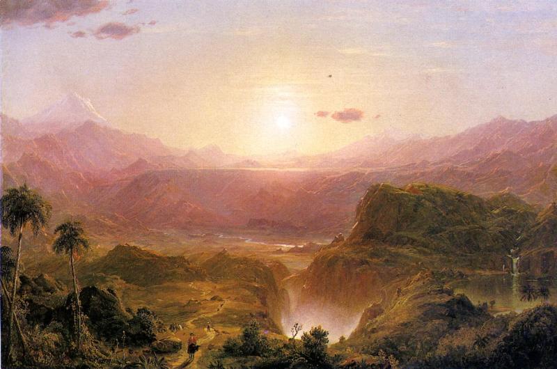 Frederic Edwin Church Andes of Ecuador France oil painting art